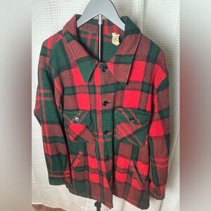 Vintage Woolrich Wool Jacket/shirt jacket rare 70's/80's size XL *long